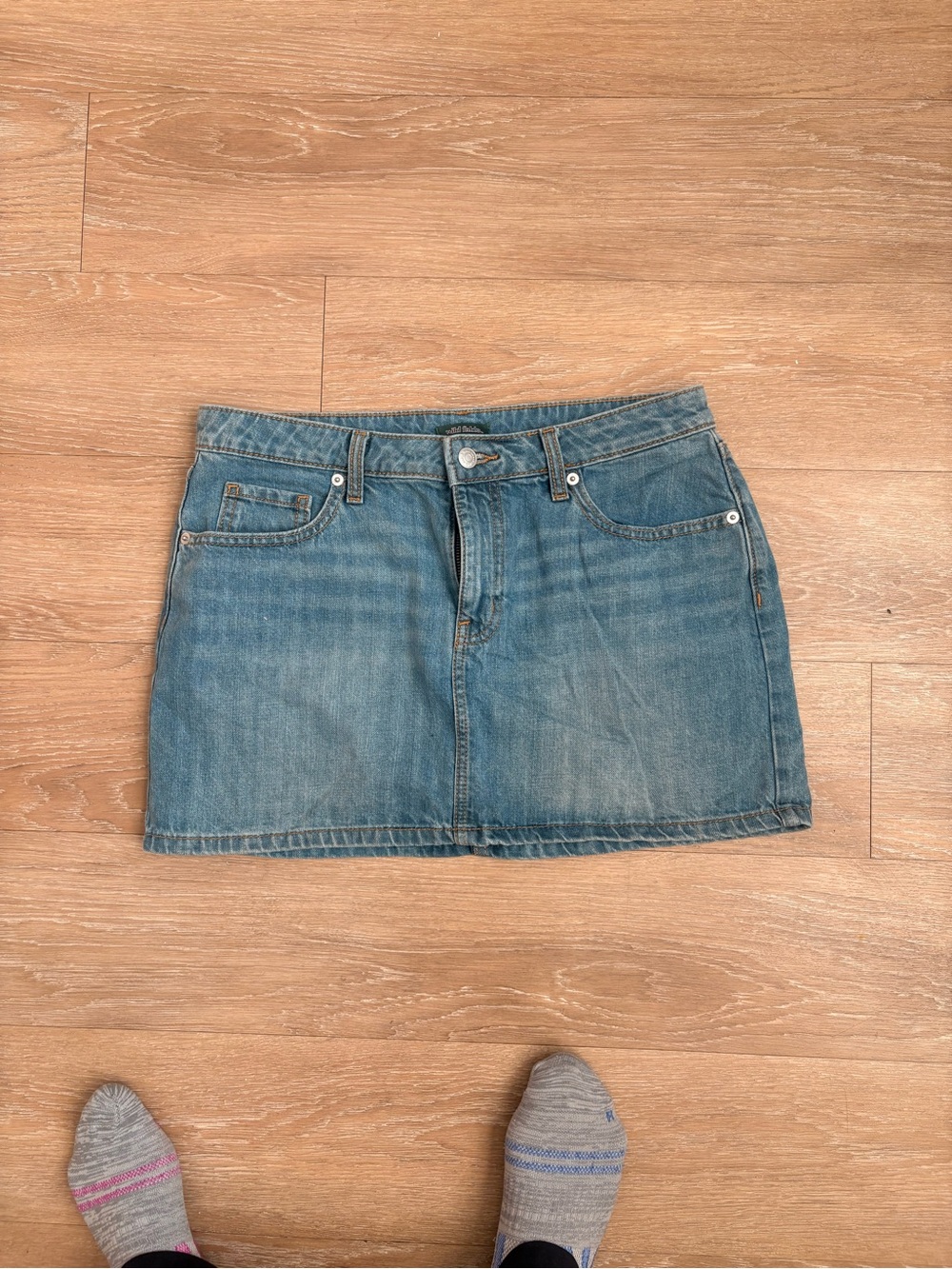 wild fable Blue Denim Mini Skirt